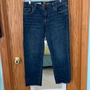 Kut From the Cloth Skinny Bardot Capri Jeans 10